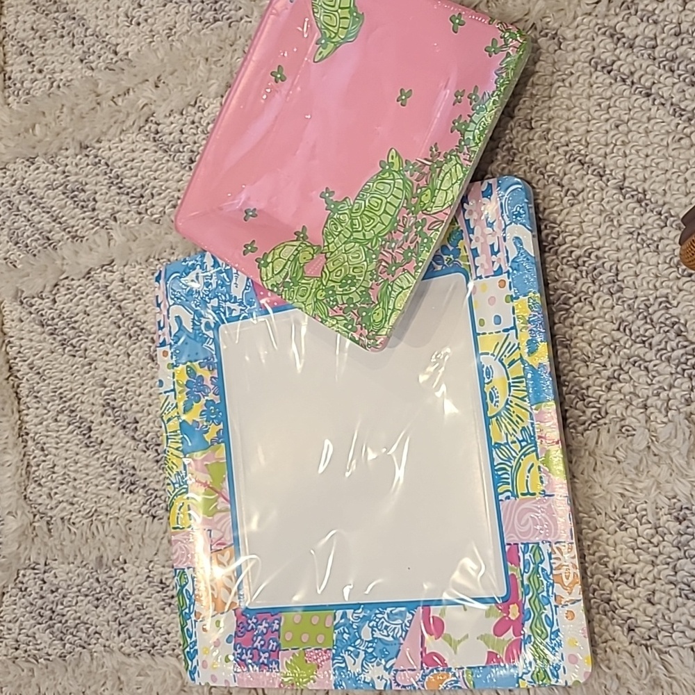 Lilly pulitzer paper party plates